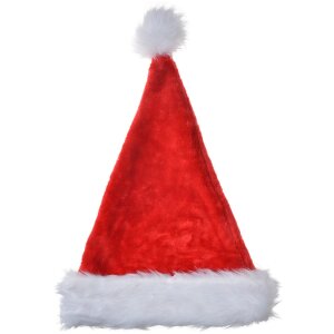 Clayre & Eef 65672 Gorro de Navidad Ø 20x48 cm