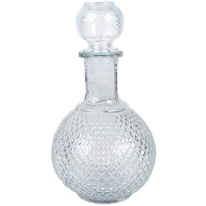 Clayre & Eef Jarra Retro Vintage Transparente Ø 11x21 cm 525 ml