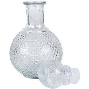 Clayre & Eef Jarra Retro Vintage Transparente Ø 11x21 cm 525 ml