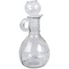 Clayre & Eef 6GL4898 Jarra Vaso Ø 8x15 cm 175 ml Transparente Estilo Retro