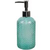 Clayre & Eef Jabonera Verde Ø 9x19 cm 400 ml Vidrio