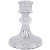 Clayre & Eef 6GL4907 Portavelas Cristal Transparente Ø 8x11 cm