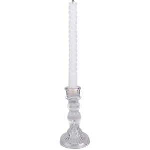 Clayre & Eef 6GL4909 Portavelas Cristal Transparente...