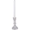 Clayre & Eef 6GL4909 Portavelas Cristal Transparente Ø 8x15 cm