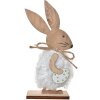 Clayre & Eef 65633 Decoración Conejo 7x4x15 cm