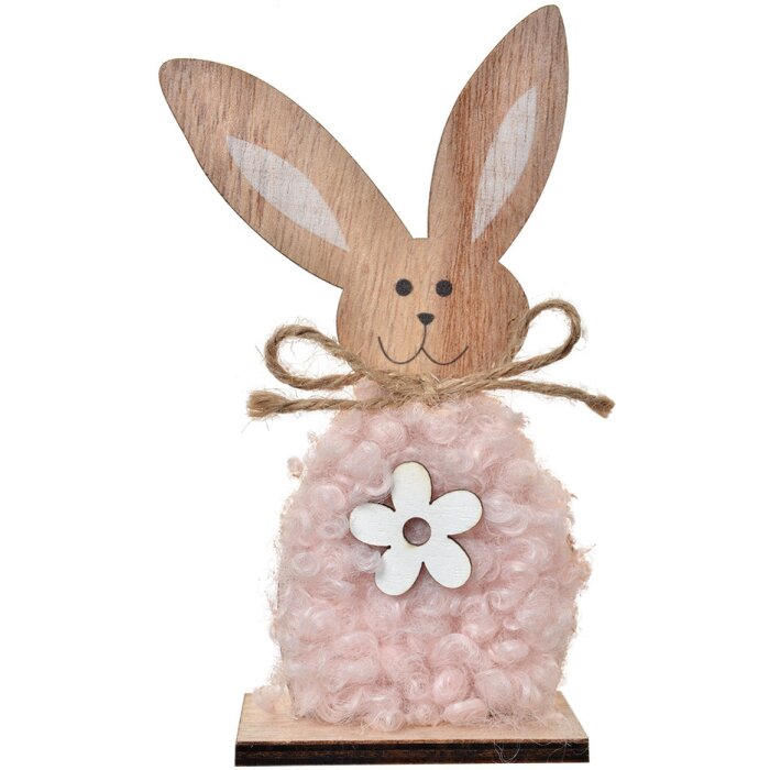 Clayre & Eef 65634 Decoración Conejo 6x4x14 cm