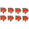 Clayre & Eef 65638 Pinza con juego de locomotoras 8 4x1x3 cm