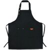 Clayre & Eef KT041.038 Delantal Denim Negro 75x65 cm