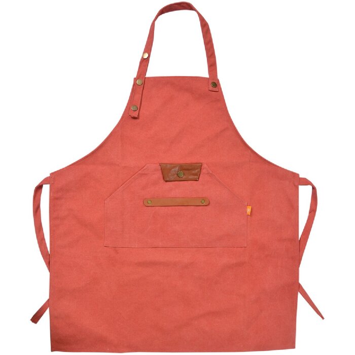 Clayre & Eef KT041.039P Delantal Rosa 78x70 cm
