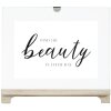 Portarretrato Hama Beauty 13 x 18 cm madera MDF cristal reflectante transparente-blanco