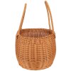 Clayre & Eef 65720 Cesta de almacenaje de plástico marrón 38x24x19/38 cm
