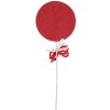 Clayre & Eef 65853 Decoración de Navidad Piruleta Rojo Blanco 15x1x41 cm Plástico