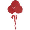 Clayre & Eef 65854 Decoración Piruleta 15x1x30 cm plástico rojo blanco