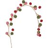 Clayre & Eef 65862 Guirnalda Decorativa Navidad Rojo Verde 100x6x6 cm