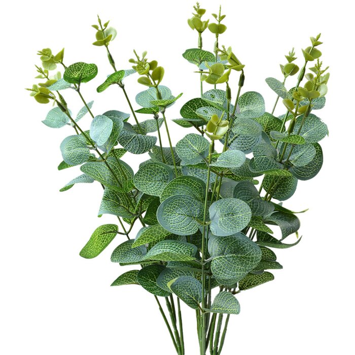 Clayre & Eef 6PL0256 Rama Decorativa Plástico Verde 12x8x50 cm