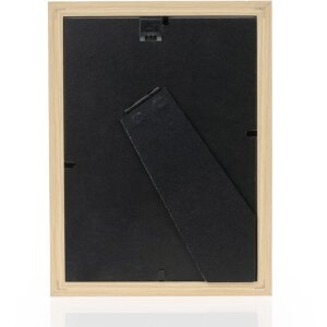 Marco ZEP Essen 15x20 cm madera natural aspecto natural cristal transparente