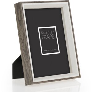 ZEP marco de madera Essen 15x20 cm marrón con soporte