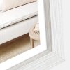ZEP marco de madera hall 10x15 cm perfil bloque blanco cristal transparente para colgar de pie