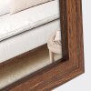 ZEP marco de madera pasillo 15x20 cm marrón claro perfil de bloque de vidrio