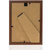 ZEP marco de madera pasillo 15x20 cm marrón claro perfil de bloque de vidrio