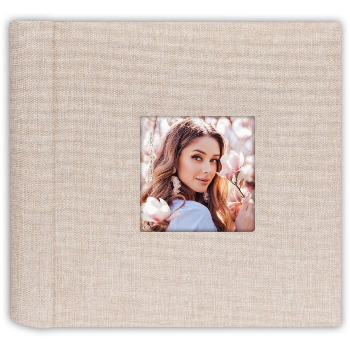 ZEP álbum slip-in Aura beige 200 fotos 10x15 cm álbum de notas con campos de etiquetado
