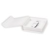 ZEP USB Box Alba Blanco Foto recortable 9x9 cm 11x11x3 cm sin memoria USB