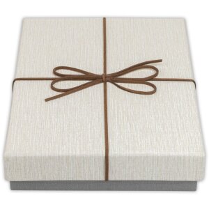ZEP Box Piacenza A 32x32x4 cm Caja de regalo de papel con lazo