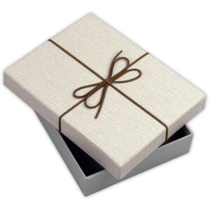 ZEP Box Piacenza A 32x32x4 cm Caja de regalo de papel con lazo