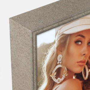 ZEP PS marco Napoli 2Q 2x13x18 Marco a presión de plástico beige