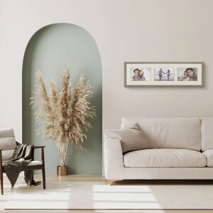 ZEP Marco de fotos de poliestireno Nola 3Q 3x10x15 Beige 56x18 cm