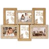 ZEP Marco de fotos de poliestireno Myrtos 6x 10x15 cm Marrón Blanco