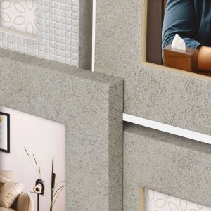 Marco de fotos ZEP MDF Zante para 9 fotos 10x15 cm 64x56 cm Beige