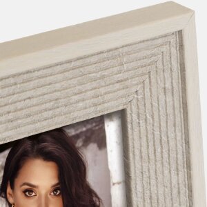 Marco de fotos de poliestireno ZEP Naxos gris 10x15 cm