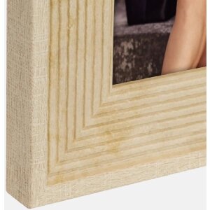 Marco de fotos de poliestireno ZEP Naxos crema 20x30 cm