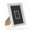 Marco ZEP Bolonia 18x24 cm blanco MDF aspecto madera bicolor