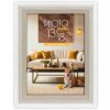 Marco ZEP Bolonia Blanco 30x40 cm MDF aspecto madera cristal transparente
