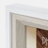 Marco ZEP Bolonia Blanco 30x40 cm MDF aspecto madera cristal transparente
