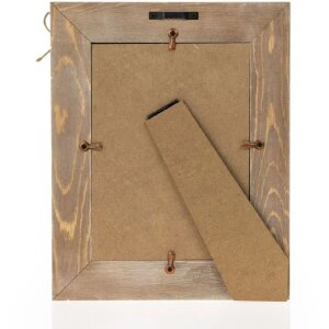 ZEP Marco de madera Lille Marrón 13x18 cm con decoración corazón