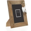 ZEP Marco de madera Lille Marrón 13x18 cm con decoración corazón