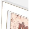 ZEP Marco de madera Kepler 3Q Blanco 3 fotos 10x15 cm Montaje en pared o mesa