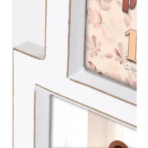 ZEP Marco de madera Kepler 2Q 2 fotos 10x15 cm Blanco