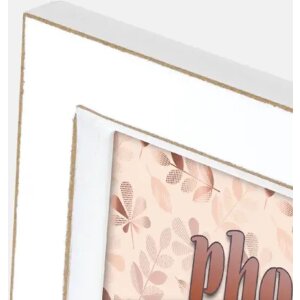 ZEP Marco de madera Kepler 2Q 2 fotos 10x15 cm Blanco