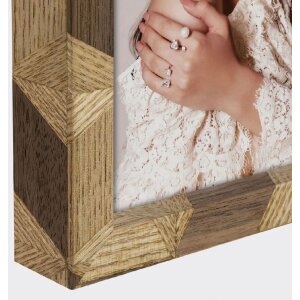 ZEP Marco de madera Lisbona 13x18 cm Marrón Natural Decorativo