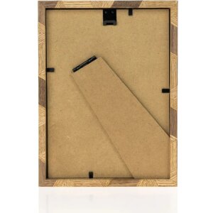 ZEP Marco de madera Lisbona 13x18 cm Marrón Natural Decorativo