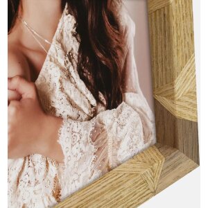 ZEP Marco de madera Lisbona 15x20 cm Marrón Natural Decorativo