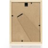 ZEP Marco de madera Aosta Blanco 13x18 cm Superficie brillante Perfil de moldura de 1,4 cm