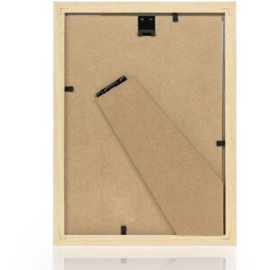 ZEP marco de madera Aosta Blanco 30x45 cm marco de pared 1,4 cm perfil de moldura