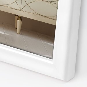 ZEP marco de madera Aosta Blanco 30x45 cm marco de pared 1,4 cm perfil de moldura