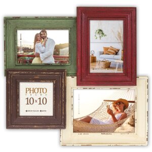 ZEP Gedda marco de madera 39,5x38 cm juego de 4 de pared...