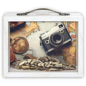 ZEP hucha de cristal Patrick Blanco 17x21x6,5 cm